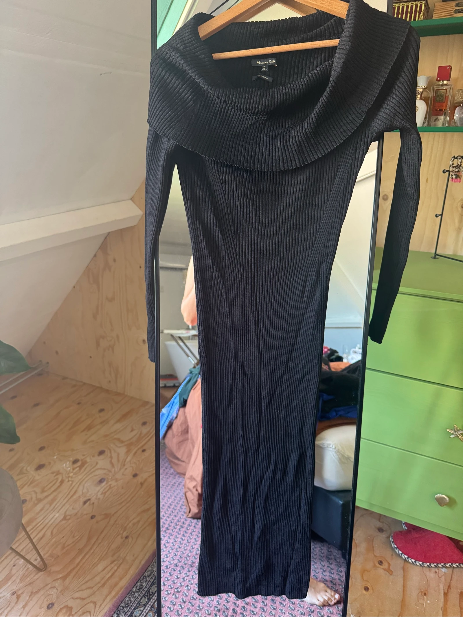 Vestido preto Massimo Dutti – photo 3